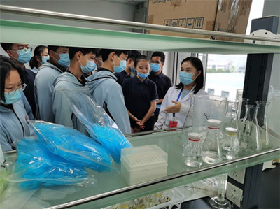 郑州市第五十八中学生走进国家重点实验室 体验科学魅力